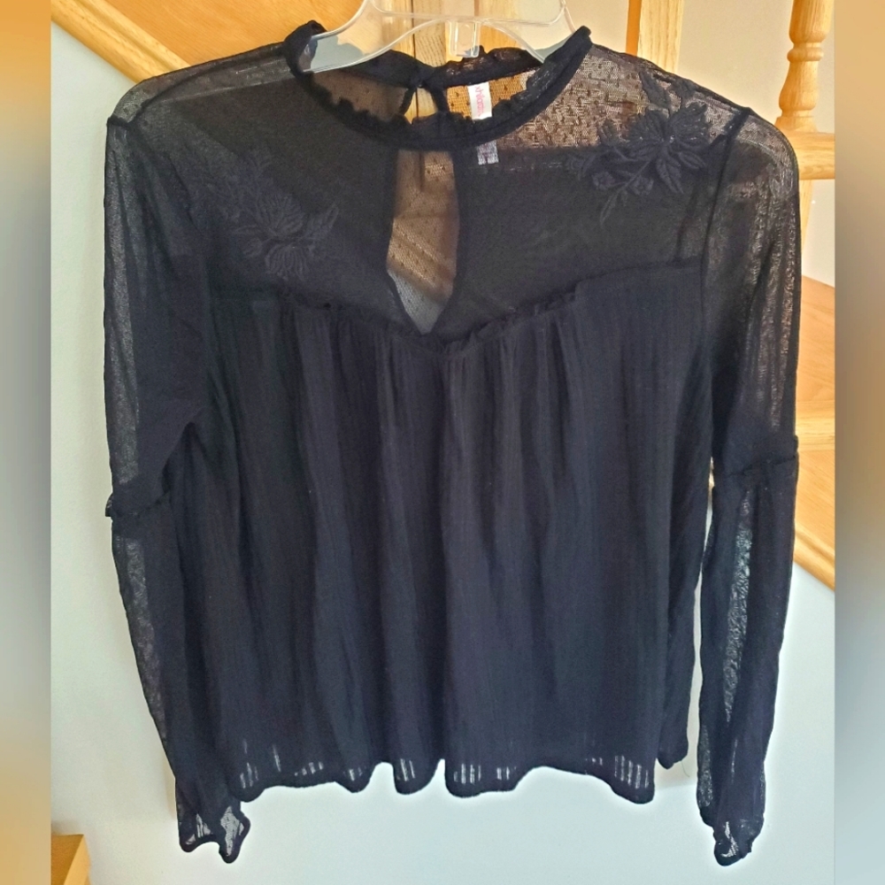 Lace Sheer Top